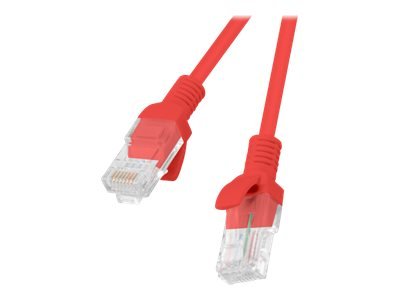 Lanberg Koblingskabel Rj-45 Hann Til Rj-45 Hann 15 M 5.7 Mm Ftp Cat 6 Flertrådet Formstøpt Uten Hindringer Rød Ral 3017