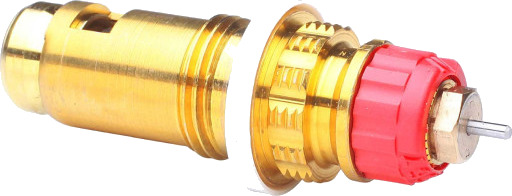 Danfoss ventilinnsats for Stelrad og Hudevad ½" RA N rød red 1/2" DN 15