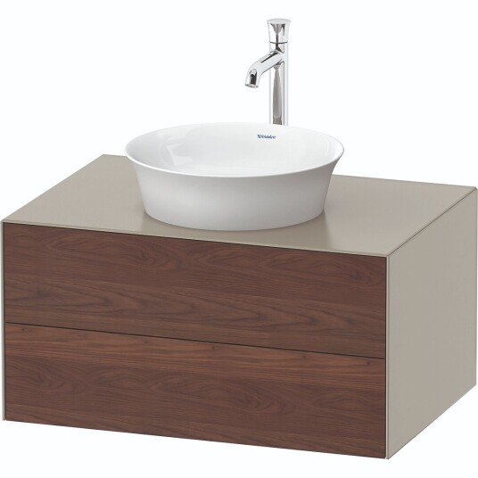Duravit White Tulip Servantskap 2 skuf. 80x55x40,8 cm Valnøtt/Taupe Matt
