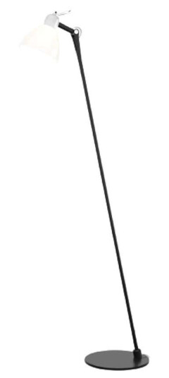 Rotaliana Luxy Glam F0 Gulvlampe Black/Glossy White