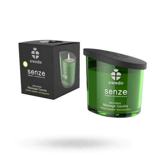 Senze Arousing Massasjelys - Lemon Pepper Eucalyptus Senze Arousing Massasjelys - Lemon Pepper Eucalyptus