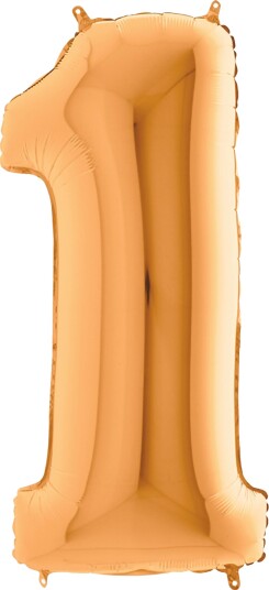 Ballongkungen Tallballong Gull Metallic Tallet 1 15841GP