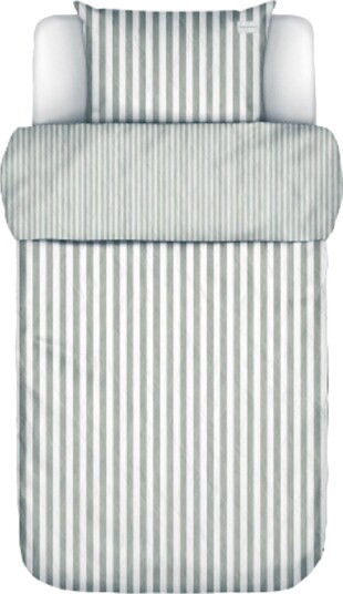 Marc O'polo Stripet sengetøy   Mikkeli grey   2 i 1 design   Sengetøysett i 100% enzymvasket bomull   Marc O'Polo