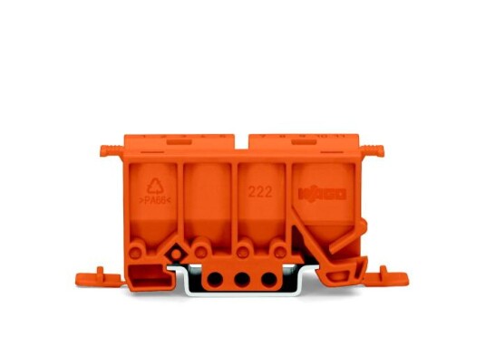 Wago Holder For 222-Serien DIN-Skinnefeste 10stk