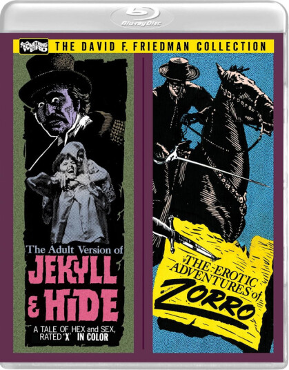 The Adult Version of Jekyll & Hide 1972 + The Erotic Adventures of Zorro 1972 Bluray