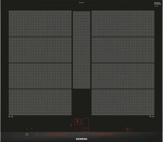 Siemens iQ700 60 cm Induksjonstopp med TouchSlider Svart