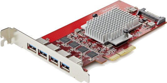 StarTech USB A PCIe 4 Port 10Gbps P10Q4A USB CARD