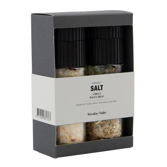 Nicolas Vahé - Gaveeske organisk chilli salt wild garlic Nicolas Vahé - Gaveeske organisk chilli salt wild garlic