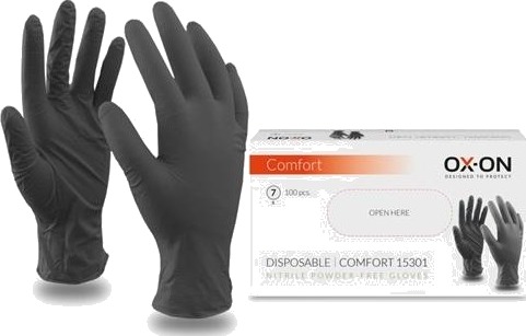 Engangshandske Comfort 15301 Sort 8 Engangshandske Comfort 15301 Sort 8