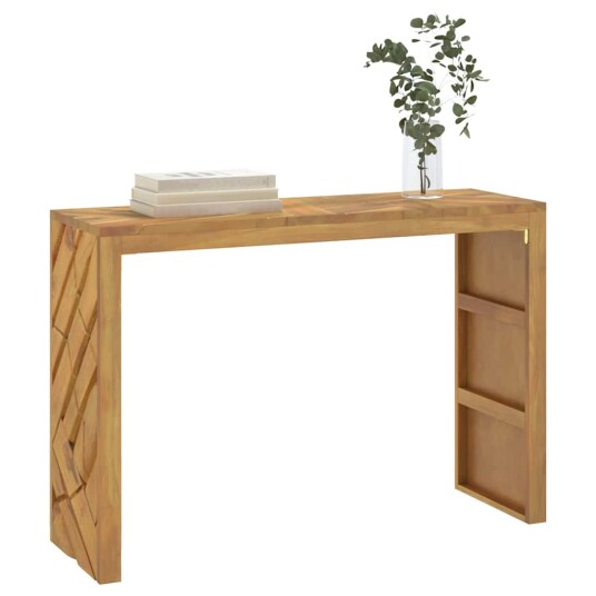 Konsollbord 110x35x75 cm heltre teak 8721102630873