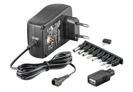 CoreParts 18W Universell Strømadapter - Svart Mobillader CoreParts 18W Universell Strømadapter - Svart Mobillader