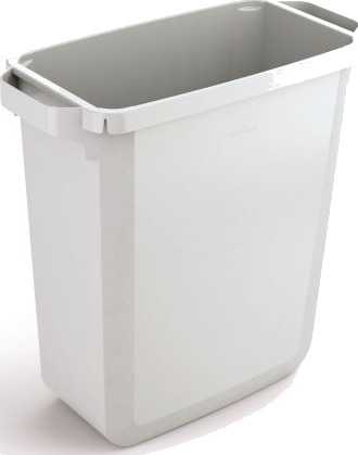 Durable Durabin 60 60 L Rektangulær Hvit 590 Mm 270 Mm 600 Mm