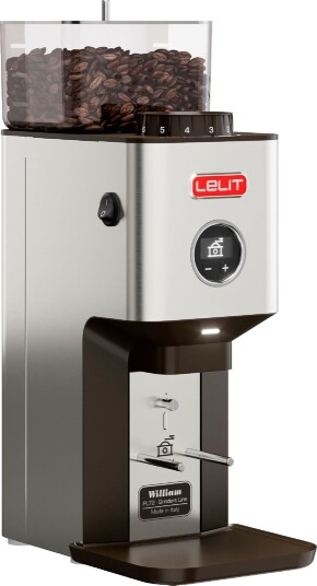 Lelit William   PL72 Kaffekvern Børstet Rustfritt Stål