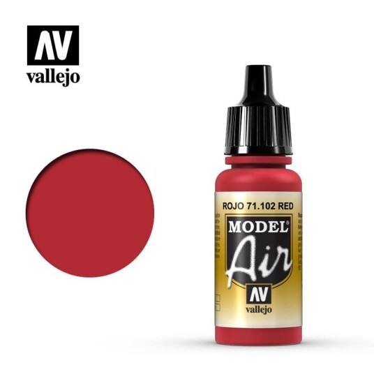 Vallejo Model Air Red 17ml (71.102)