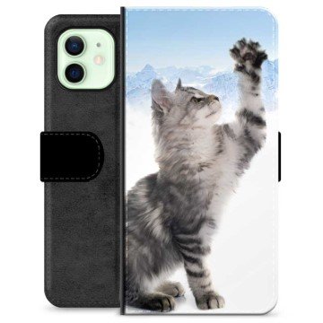 iPhone 12 Premium Lommebok-deksel Kat