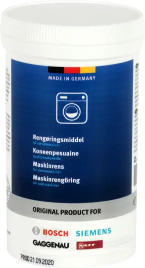 Bosch rengjøringshjelp for vaskemaskin Bosch rengjøringshjelp for vaskemaskin