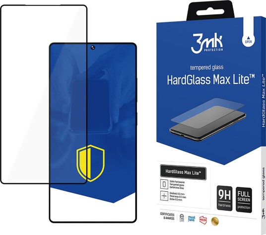 Lcd-Beskyttelsesfilm 3Mk Hard Glass Max Lite For Samsung S938 S25 Ultra, Sort