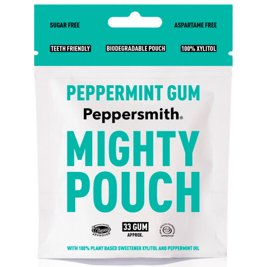 Xylitol tyggegummi PEPPERSMITH Gum Peppermint 50g Xylitol tyggegummi PEPPERSMITH Gum Peppermint 50g