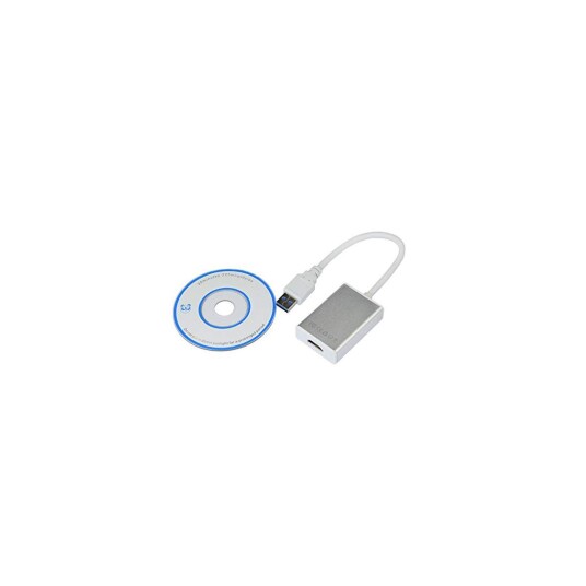 Estore USB 3.0 Til HDMI Adapter Sølv