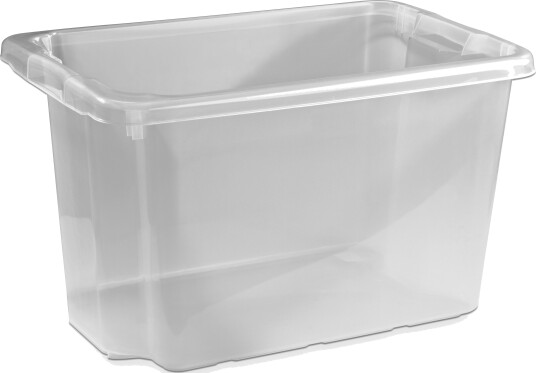 Nordiska Plast 75500500 Oppbevaringsboks 55 l Transparent, Garasjeinnredning & oppbevaring