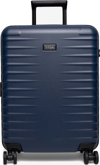 Titan trillekoffert Upgrade med 4 hjul midnattsblå S20