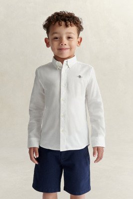 Gant Kids Shield Oxford Shirt White 104