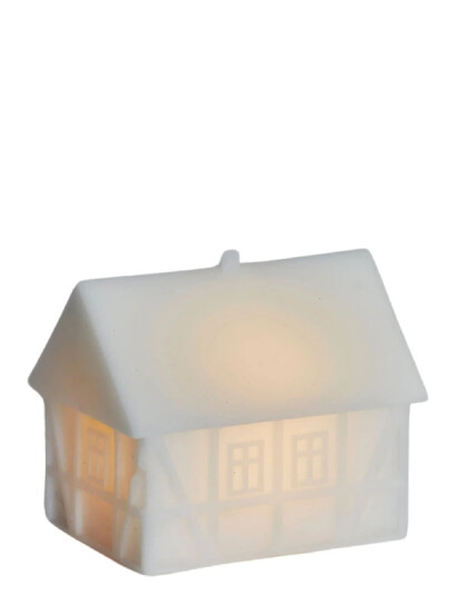 Sirius Home København Bindingsværkshus - White - H:8CM Sirius Home København Bindingsværkshus - White - H:8CM
