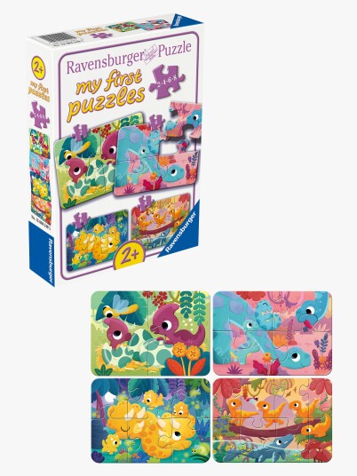 Ravensburger Puslespill 2,4,6,8 Dinosaurer Ravensburger Puslespill 2,4,6,8 Dinosaurer