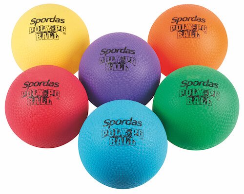 Spordas Baller 6 stk. Vinyl Ø15,2 cm.