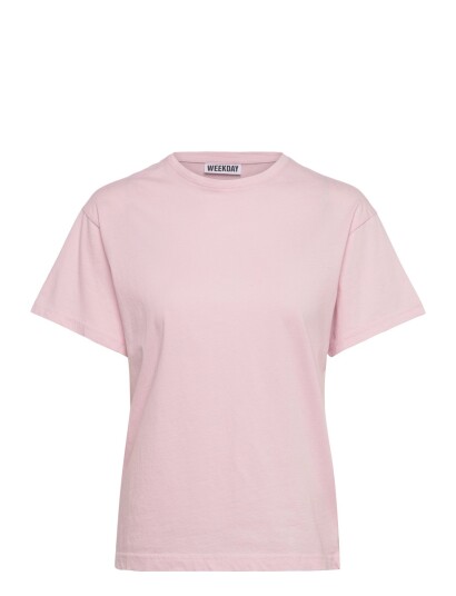 Weekday Cotton T-Shirt - Pink - XS