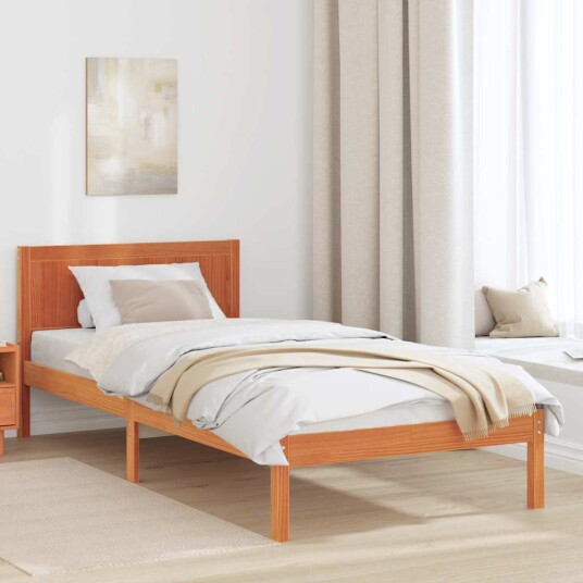  Sengestamme Brun 90 x 190 cm Massivt furutre