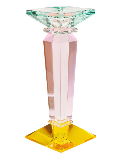 C"est Bon Crystal Candle Holder - Yellow - ONE SIZE