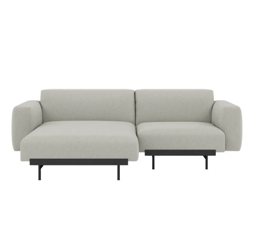 Muuto In Situ 2 seters modulsofa Konfig 5   Ocean80/Svart