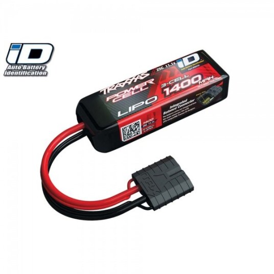 Traxxas 2823X LiPo 3S 11.1V 1400mAh 25C w/iD Connector