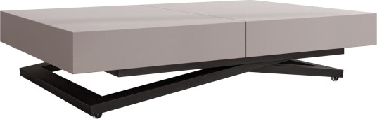 Avendi sofabord 120 cm - Svart, beige