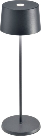 Zafferano Olivia Pro LED Bordlampe USB Mørk Grå