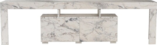 Shanah Tv benk 180x31 cm Marmor/Beige