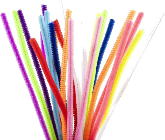 Diverse Piperenser L: 30 cm tykkelse 6 mm colorful 25 ass 1 pk