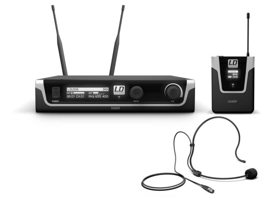 Ld Systems U506 Bph Trådløst System Med Lommesender Og Hodebøylemikrofon