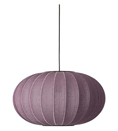 Made By Hand Knit-Wit Oval Taklampe Ø57 Burgunder Made By Hand Knit-Wit Oval Taklampe Ø57 Burgunder