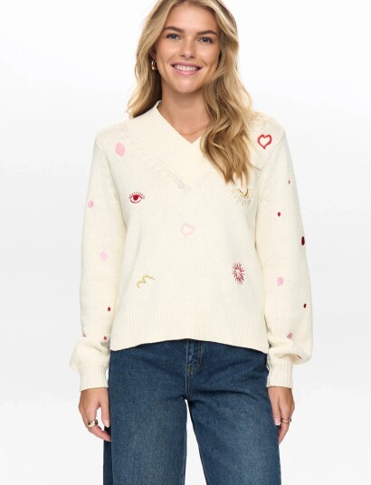 Nümph Nusoleima Pullover Cream XS Nümph Nusoleima Pullover Cream XS