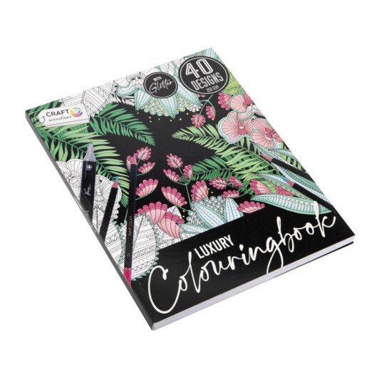 Craft Sensations Colouring book w. Glitter CR1140