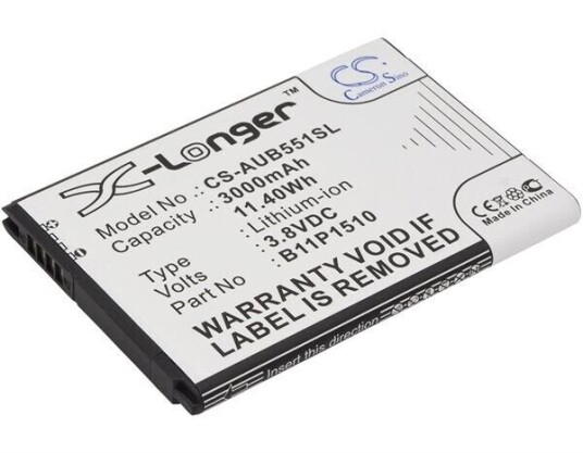 Asus ZB551KL batteri (3000 mAh 3.8 V, Sort) Asus ZB551KL batteri (3000 mAh 3.8 V, Sort)