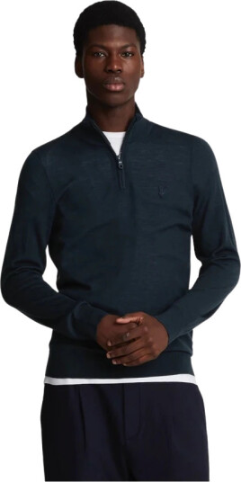 Lyle & Scott Herre Strikkevarer Blå XL,