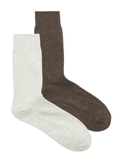 Jack & Jones Jac Premium Socks 2 Pack Noos - Grey - ONE SIZE