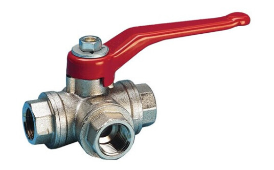 Pettinaroli Three way fullway ball valve "l" port ball 1/2