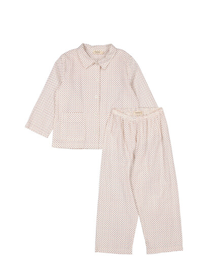 MarMar Copenhagen Pajama Set Cream 104/110 MarMar Copenhagen Pajama Set Cream 104/110