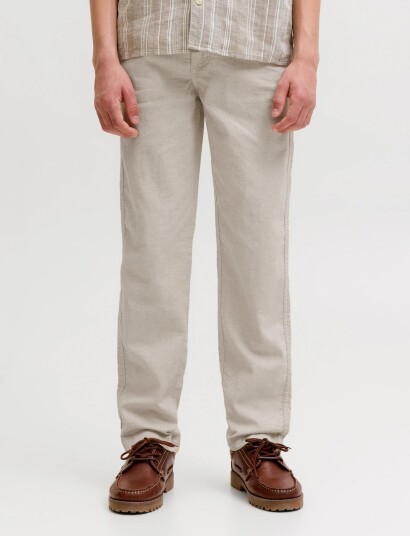 Jack & Jones Jprmartin Summer Trouser No06 Jnr Cream 176 Jack & Jones Jprmartin Summer Trouser No06 Jnr Cream 176