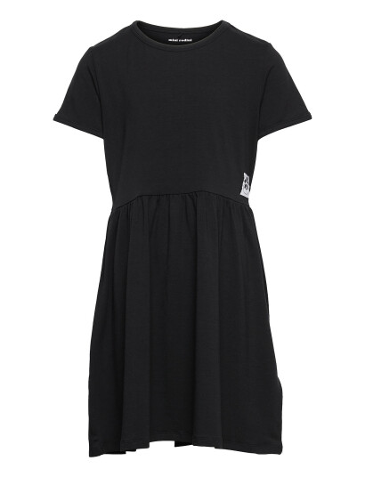 Mini Rodini Basic Ss Dress Tencel™ Black 104 110