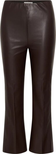 Soaked in Luxury Slkaylee Pu Kickflare Pants Brown XL